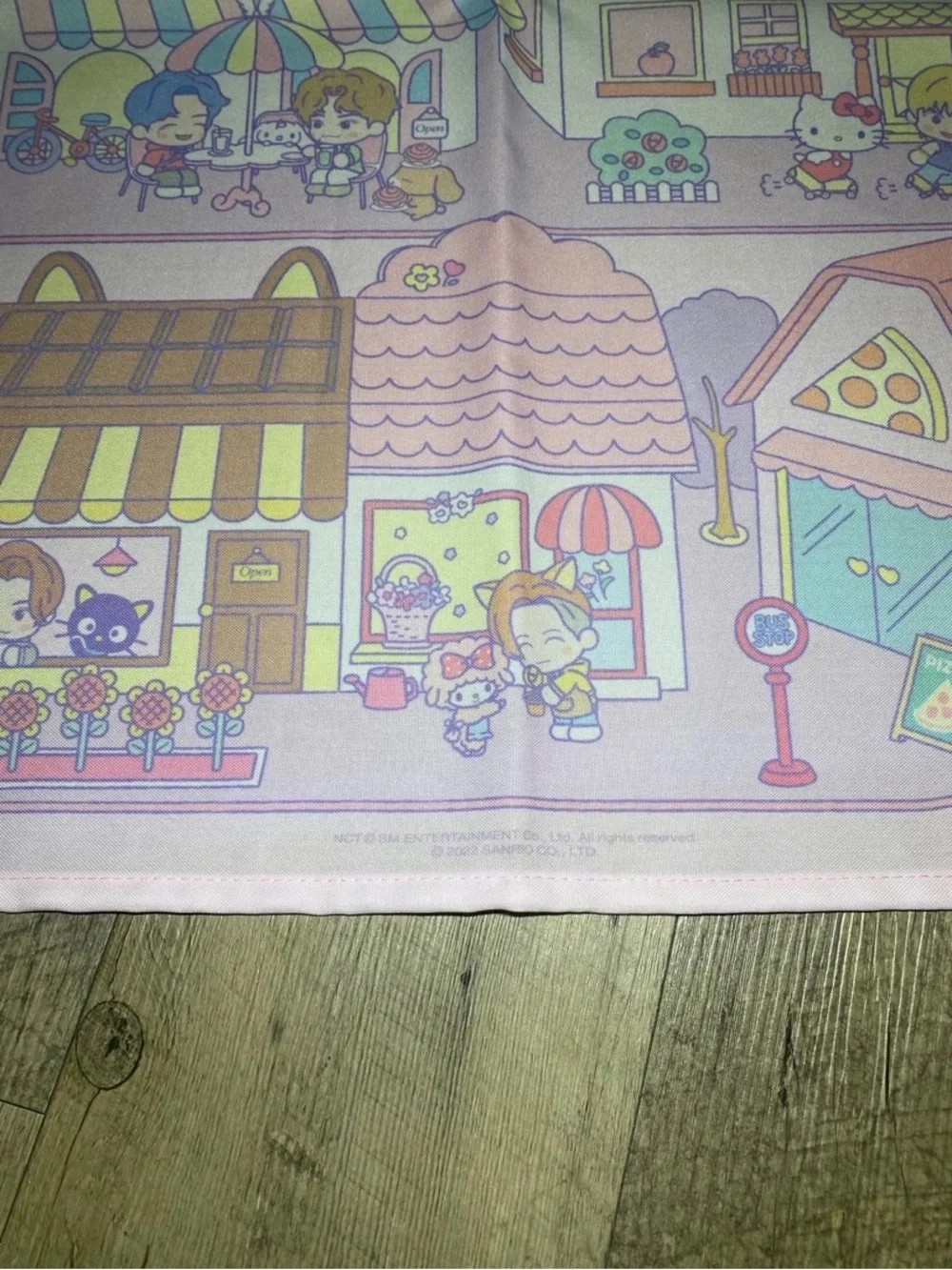 NCT x Sanrio Characters Fabric Poster 38” x 26.5”